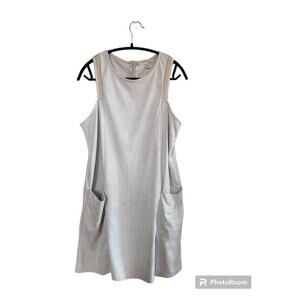 Monteau Los Angeles Faux Suede Dress With Pockets Sz.L